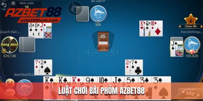 Học luật chơi bài phỏm Azbet88 chi tiết